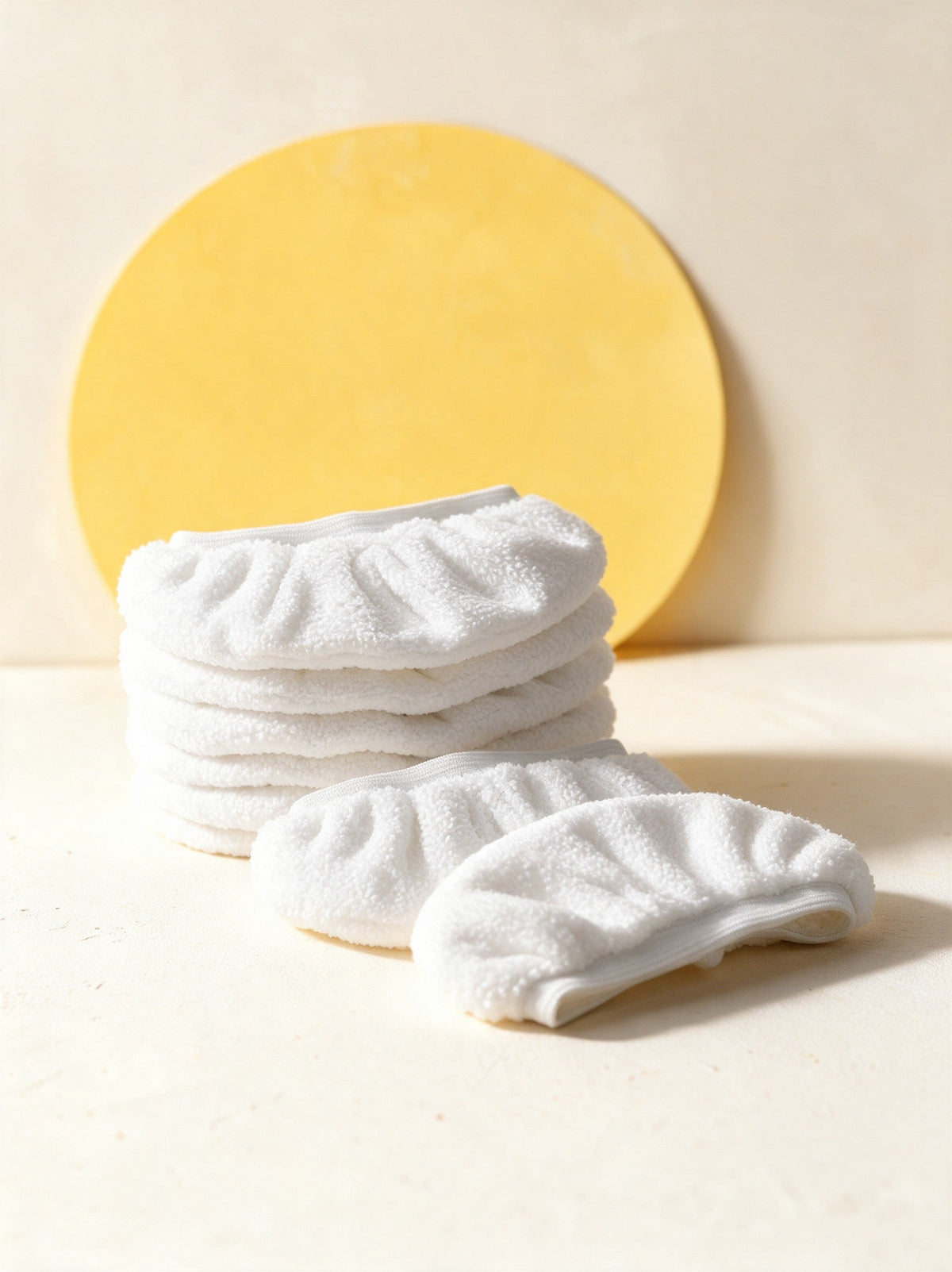 Bonnettes microfibre Vapora, lot de 10, bord élastique