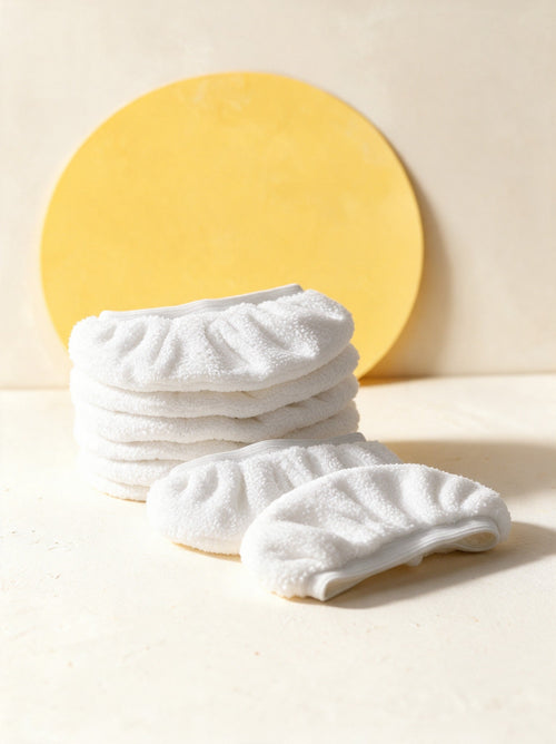 Bonnettes microfibre Vapora, lot de 10, bord élastique